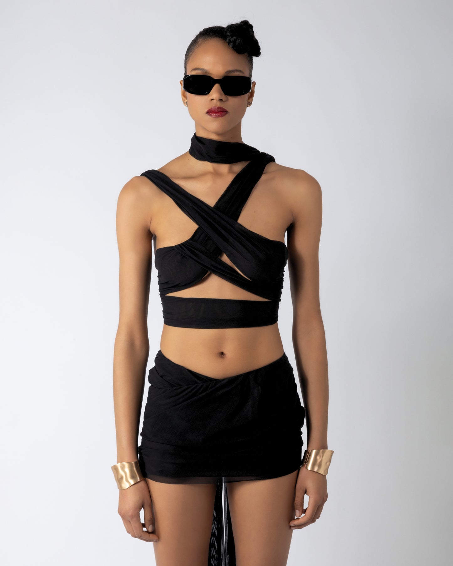 WRAP Mini skirt - Tulle